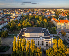 Jan Kochanowski Park and Pomeranian Philharmonic in Bydgoszcz