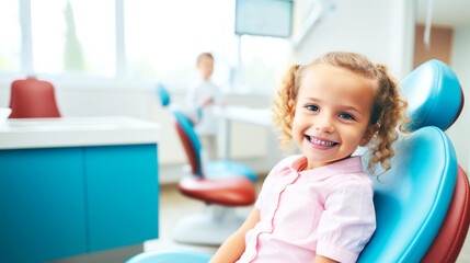 little girl at Children's dentistry