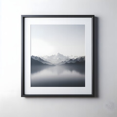 picture frame on wall, AI Generated