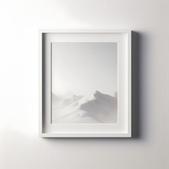 picture frame on wall, AI Generated