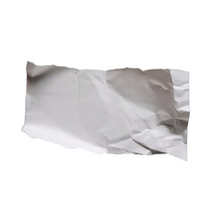 Obraz premium A piece of white paper isolated on transparent and white background. Png transparent