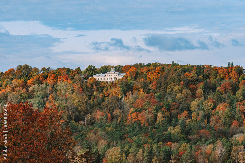 Wall mural autumn in the mountains