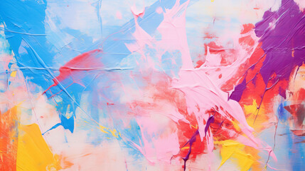 A vibrant and colorful abstract artwork