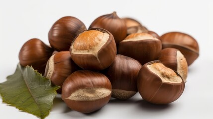 Hazelnuts. Creative food layout. Concept of food, healthy nutrition, nut, healthy fats. Hazelnut Flat lay. Walnut pattern. Organic healthy vegan snack