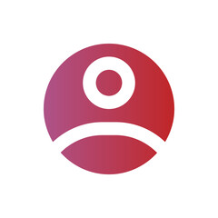 pen tool flat gradient icon