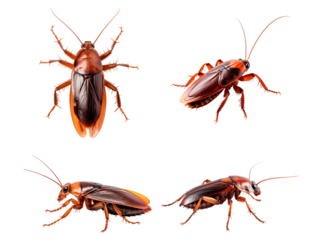 Set of cockroach