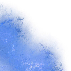 Blue Corner Glitter Fog Cosmos - obrazy, fototapety, plakaty