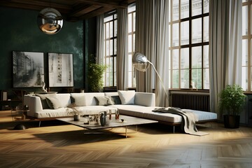 Moderne Büroeinrichtung und Design