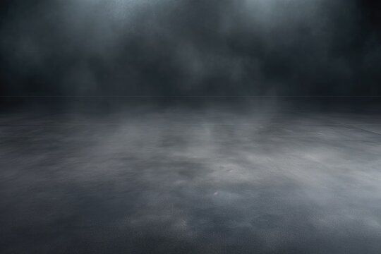Texture dark concrete floor with mist or fog © Оксана Олейник