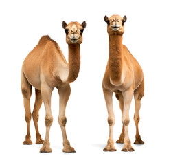 Two Arabian camels