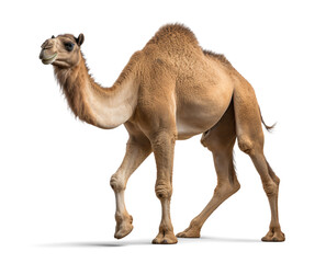 Arabian Camel on isolated background
