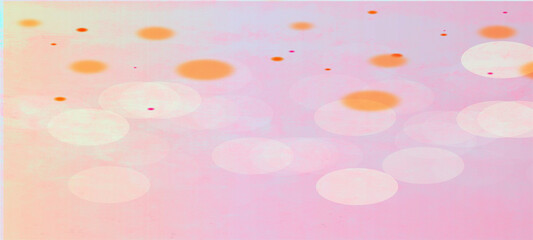 Pink widscreen  bokeh for holidays and new year backgrounds, Usable for banner, poster, Ad, events, party, sale, celebrations, and various design works