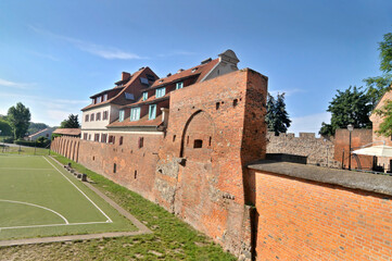 Fototapeta na wymiar Toruń Castle or Thorn Castle of the Teutonic Order located in Poland