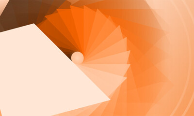 Orange Abstract Background. Vector Design for Business, Talks, Presentations and Websites. Luxury Banner.