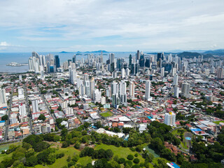 Fototapeta premium city skyline Ciudad de Panamá 