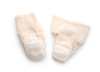 Period panties on white background