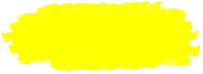 Yellow Brushstroke Retangle Element Texture