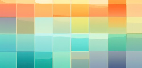 Background with different colors, color palette, conceptual background, digital illustration. Generative AI