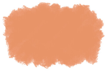 Salmon Orange Paint Brush Abstract Shape Element Texture