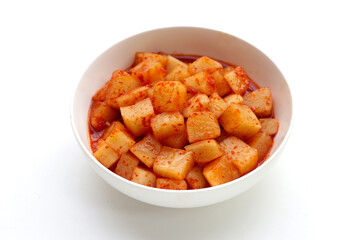 Daikon Kimchi. Tasty and spicy