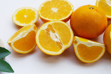Fresh orange fruit, high vitamin c