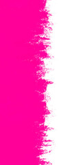 Shock Pink Wall Paint Brush Texture Overlay