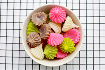 Allure, Colorful Thai sweet dessert