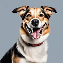 happy dog, Generative AI