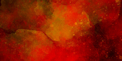 Red and yellow wall marble stone grunge and backdrop texture background with high resolution. Old wall texture cement dark red rust metal horror grungy background abstract dark color design. - obrazy, fototapety, plakaty
