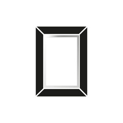 Photo frame icon. Vector illustration. EPS 10.