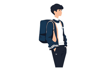 Obraz premium student boy