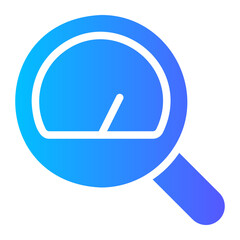 magnifying glass gradient icon