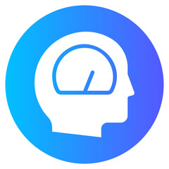 speed gradient icon