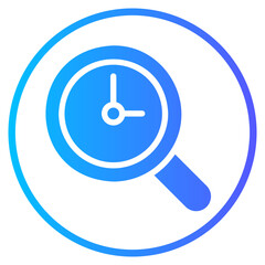 magnifying glass gradient icon