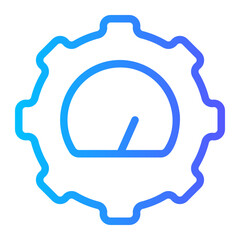efficiency gradient icon