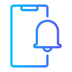 smartphone gradient icon