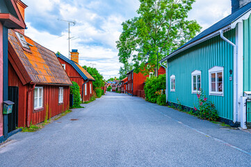 Trosa is an idyll of old fine wooden houses and a beautiful canal