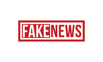 Fake News rubber stamp vector illustration on white background. Fake News rubber stamp