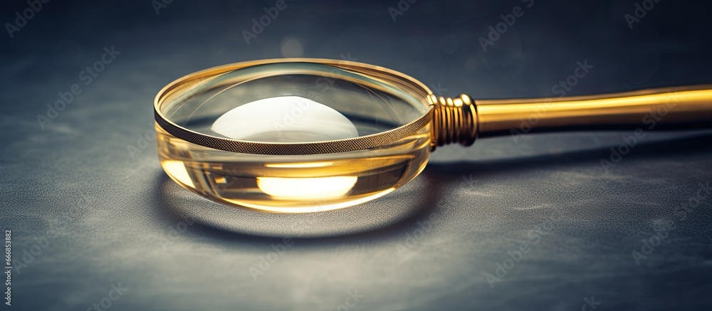 Aufkleber magnification device reveals vulnerability with copyspace for text