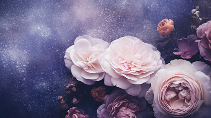 Beautiful purple colored flower background