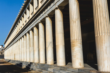 Athens city is the capital of Greece for holidays all year round... Athens city, Greece, 03-15-2020