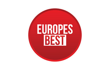 europes best Vector banner ribbon design