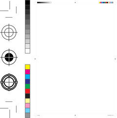 registration marks are symbols added to printing plates or screens