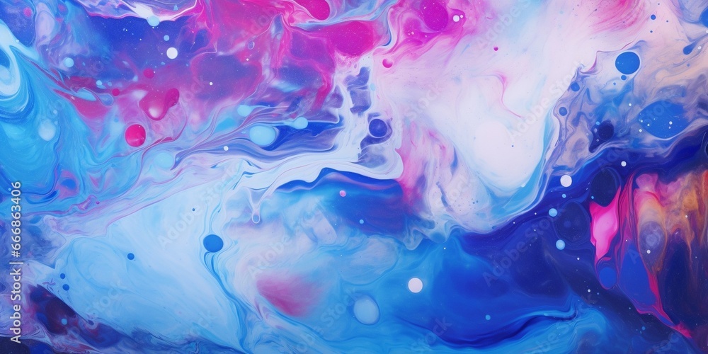 Poster abstract paint color background. exoplanet cosmic sea pattern, paint stains. marbleized effect. back