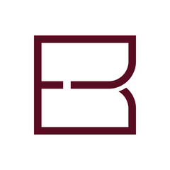 Monogram initial b letter mark logo design. Monogram design vector b logo. Monogram initial letter mark b logo. Design simple b monogram

