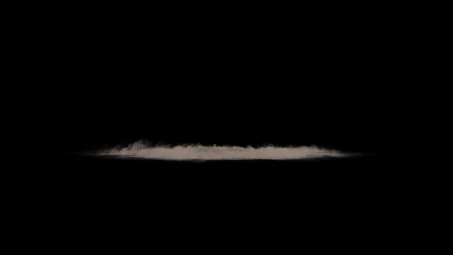 Spaceship smoke, jet engine grenade, shock wave Animation graphics, animation effects isolated on black background in 4K drag-and-drop editing software that supports blending modes, SCI-FI concept