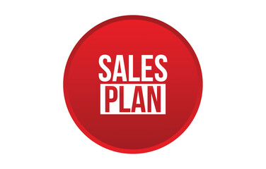sales plan banner design. sales plan icon. Flat style vector illustration.