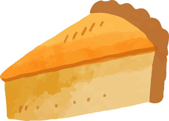 Pumpkin Pie Illustration
