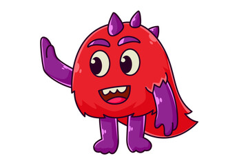 Cute Monster Cartoon Character Design