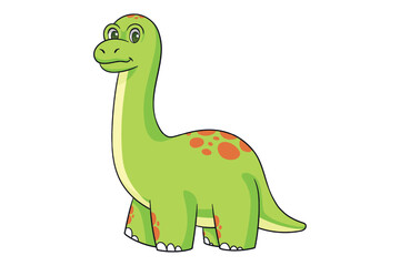 Cute Dinosaur Cartoon Character Design